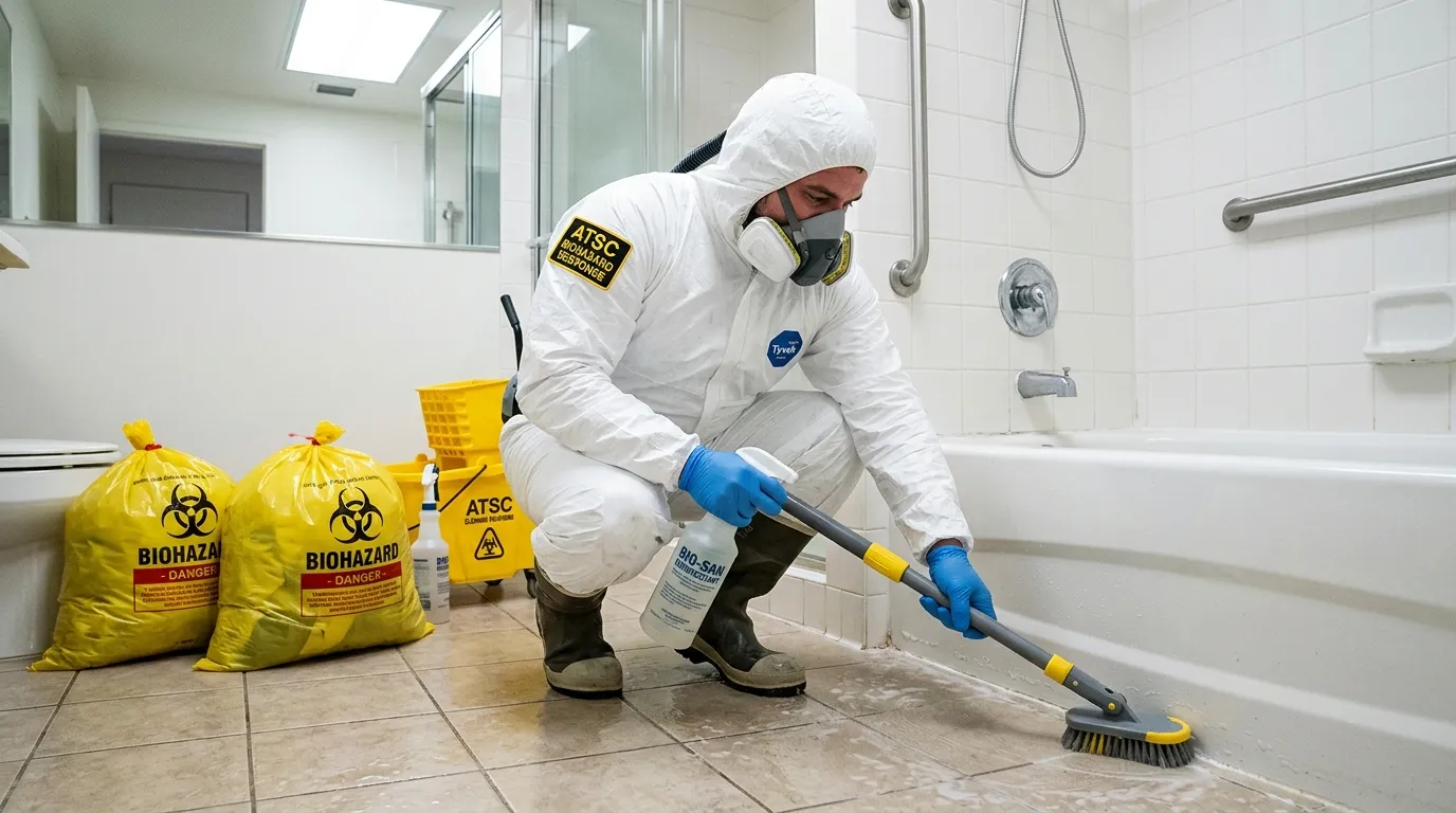 Decontamination equipment deployed for Blood Cleanup in Pasadena